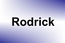 Rodrick name image