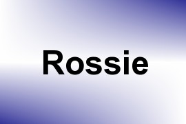 Rossie name image