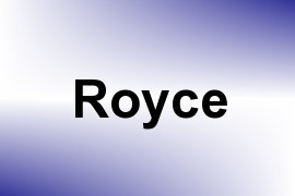 Royce name image