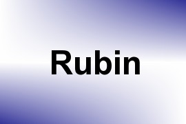 Rubin name image