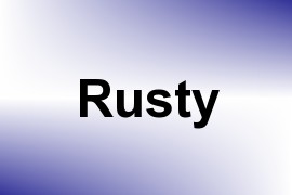 Rusty name image