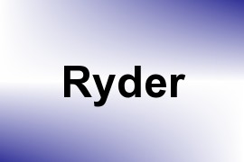 Ryder name image