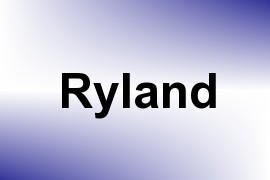 Ryland name image