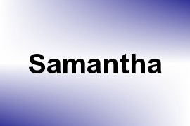 Samantha name image