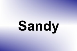 Sandy name image