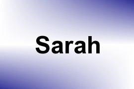 Sarah name image