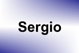 Sergio name image