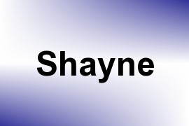 Shayne name image