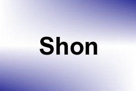 Shon name image