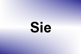 Sie name image