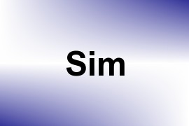 Sim name image