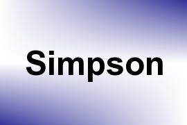 Simpson name image