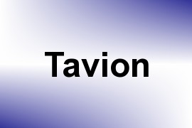 Tavion name image