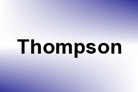 Thompson name image