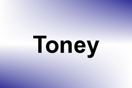 Toney name image