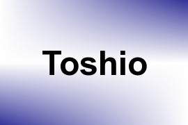 Toshio name image
