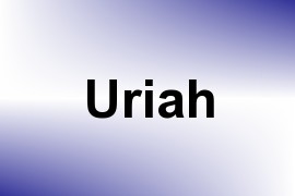 Uriah name image