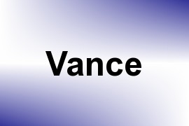 Vance name image