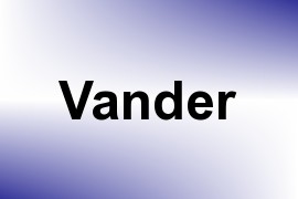 Vander name image