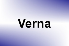 Verna name image
