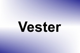 Vester name image