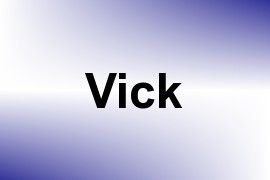 Vick name image