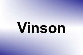 Vinson name image
