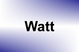 Watt name image