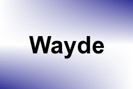 Wayde name image