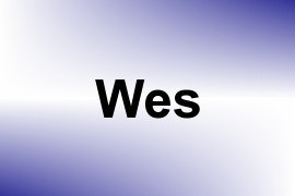 Wes name image