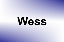 Wess name image