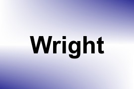 Wright name image