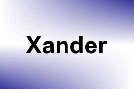 Xander name image