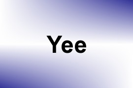 Yee name image