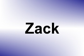 Zack name image