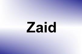 Zaid name image