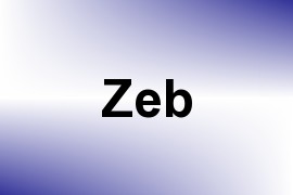 Zeb name image