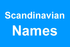 Scandinavian boy names